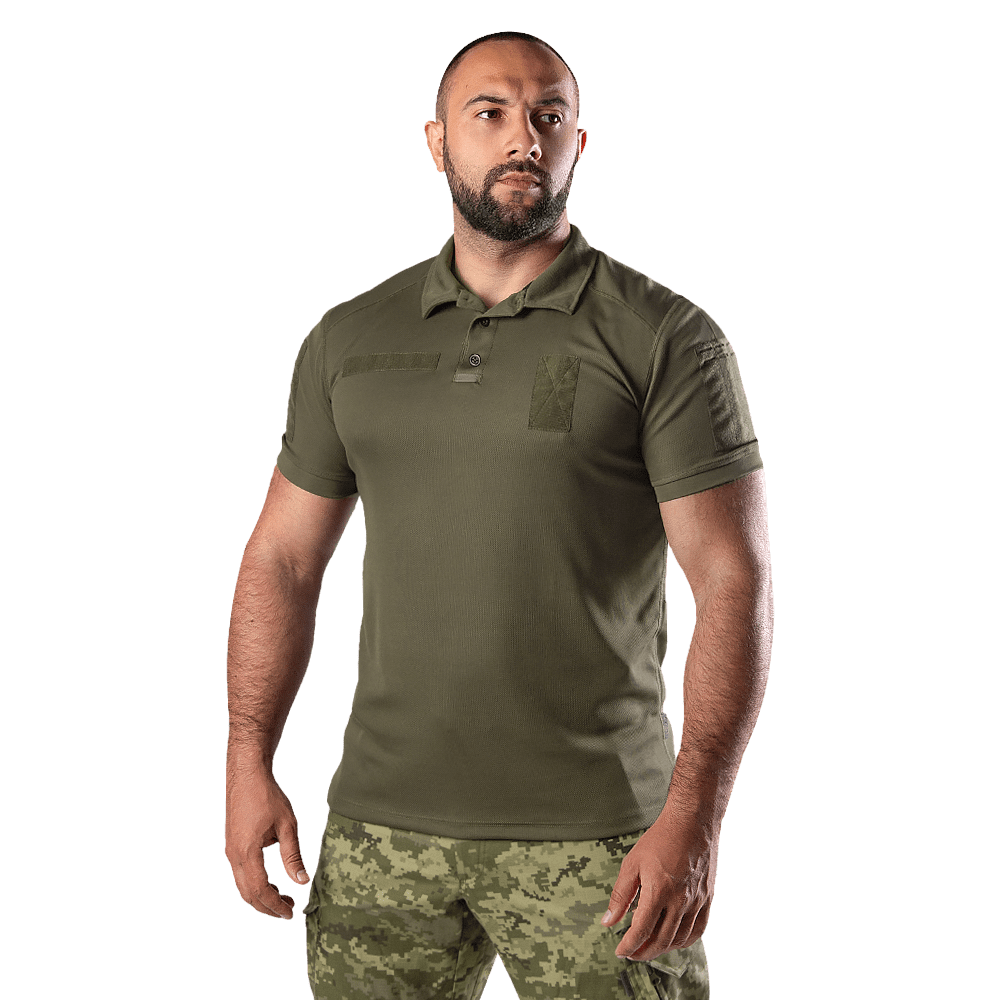 Поло Army ID Олива