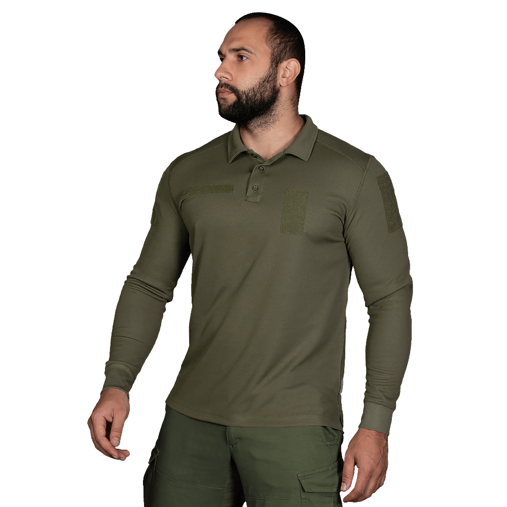Поло Army ID Long Олива