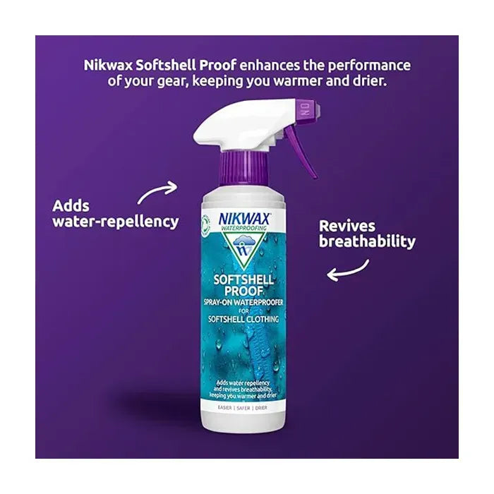 Просочення Nikwax SoftShell Proof Spray-on 300ml