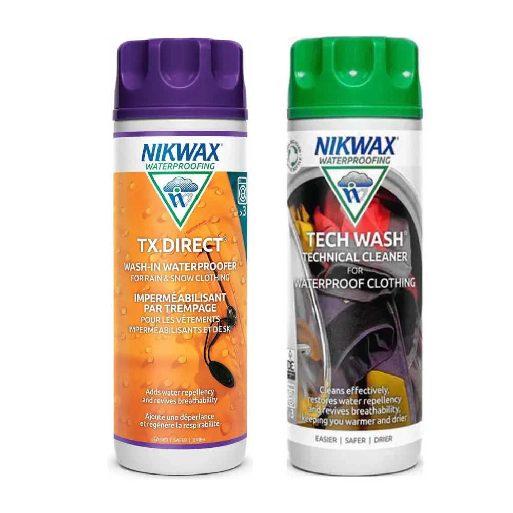 Набір Nikwax Twin Pack - Tech Wash 300ml + TX Direct 300ml