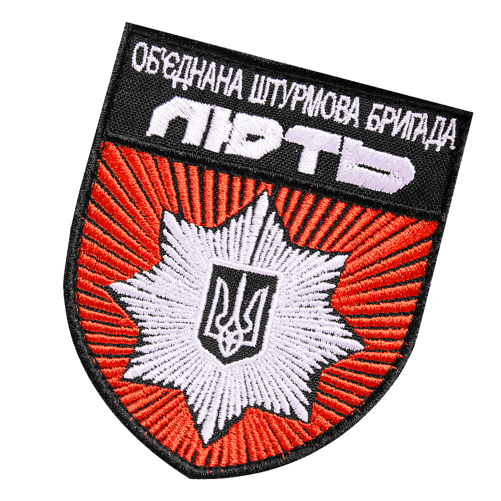 Патч ОШБ Лють Чорний