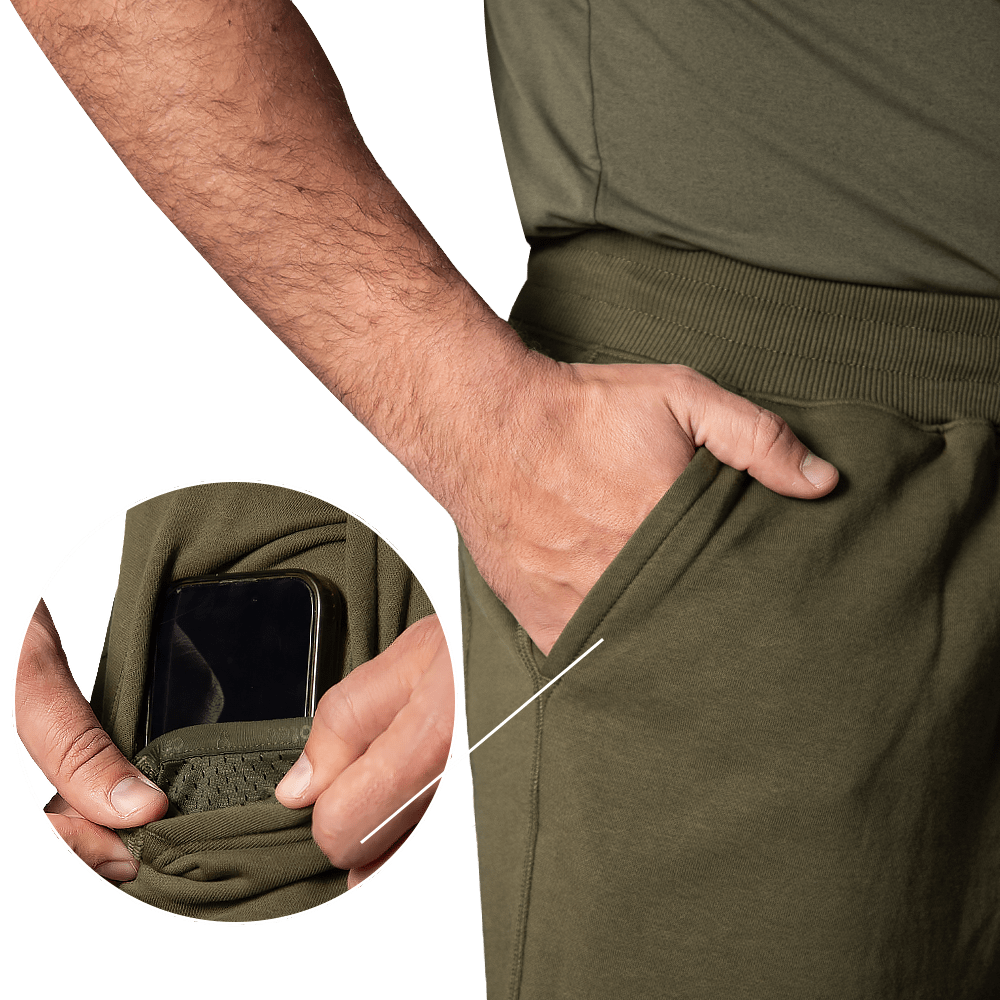 Шорти FitPro Cotton Темна Олива