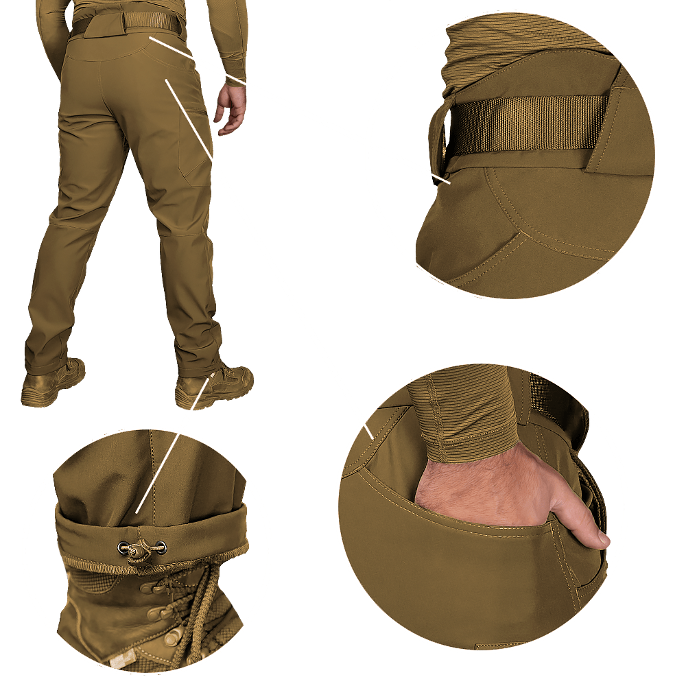 Штани SoftShell Vent Койот