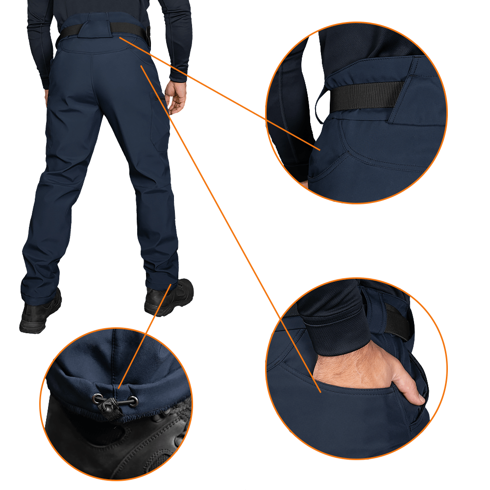 Штани SoftShell Vent Mesh Темно-сині