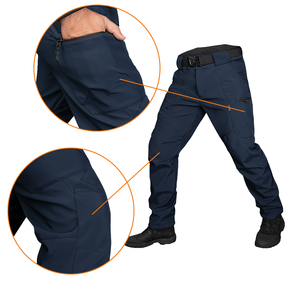 Штани SoftShell Vent Mesh Темно-сині