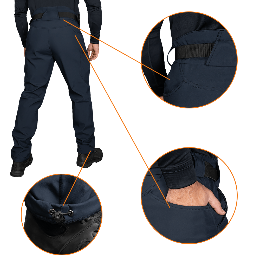 Штани SoftShell Vent Темно-Сині