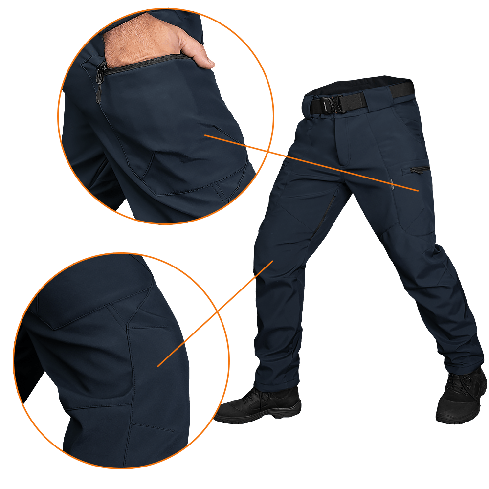 Штани SoftShell Vent Темно-Сині