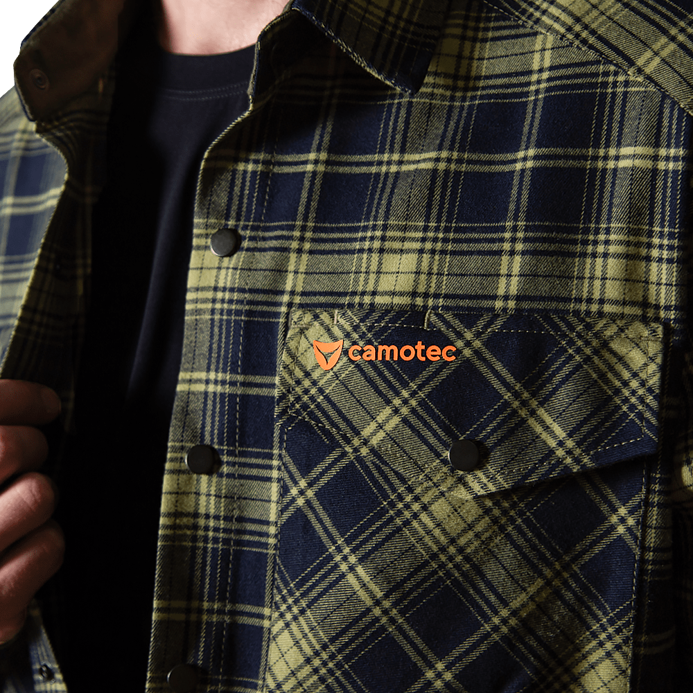 Сорочка “Буревій” (Logo Orange) Lime Green/Navy