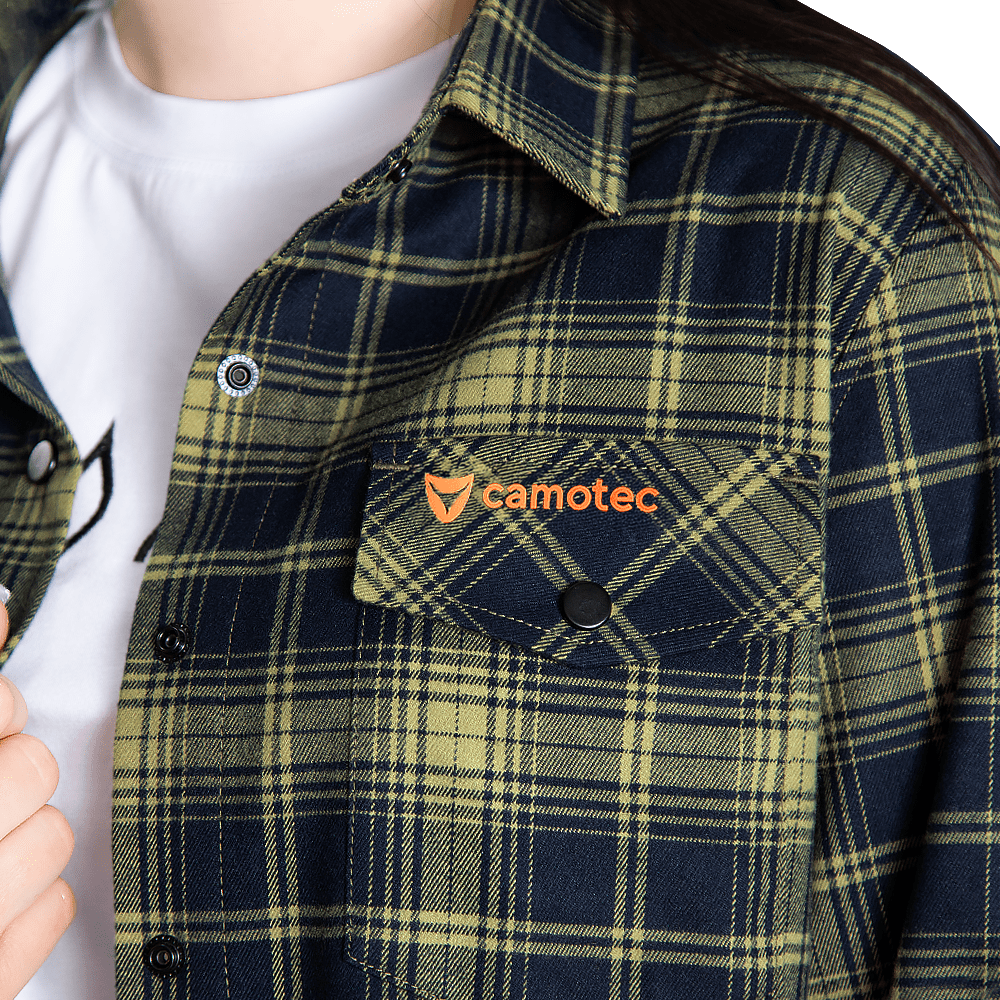 Сорочка Pani "Буревій" (Logo Orange) Lime Green/Navy