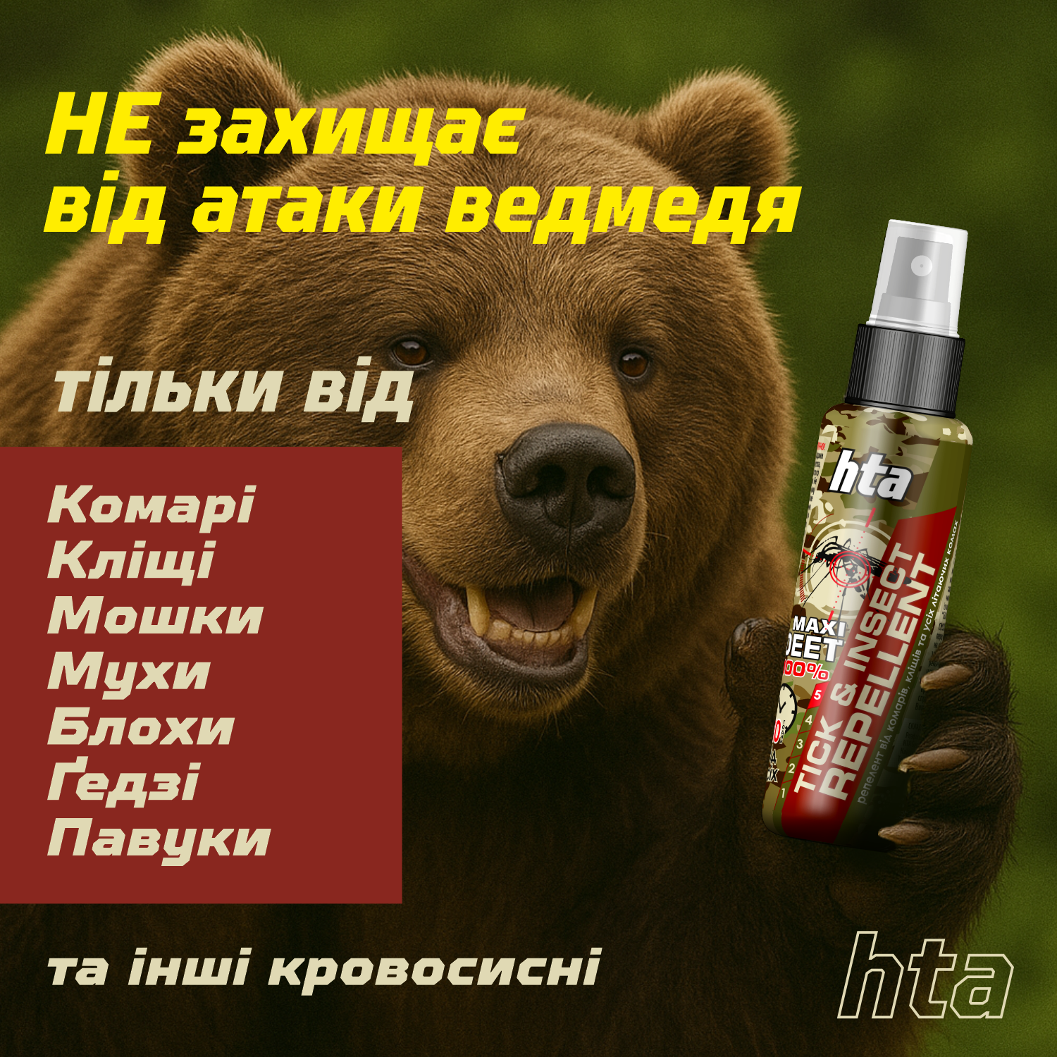 Спрей від комах для тіла (100ml)