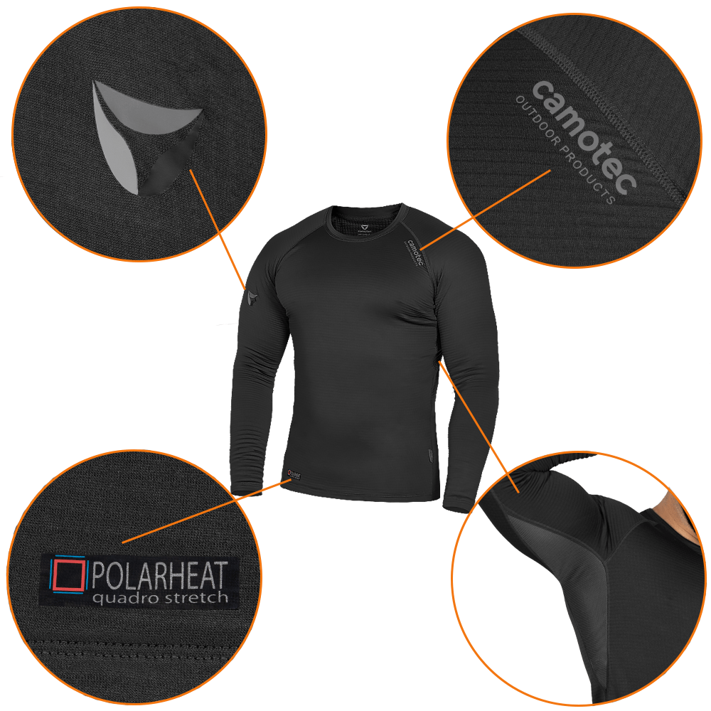 Термобілизна Polarheat Quadro Stretch Black