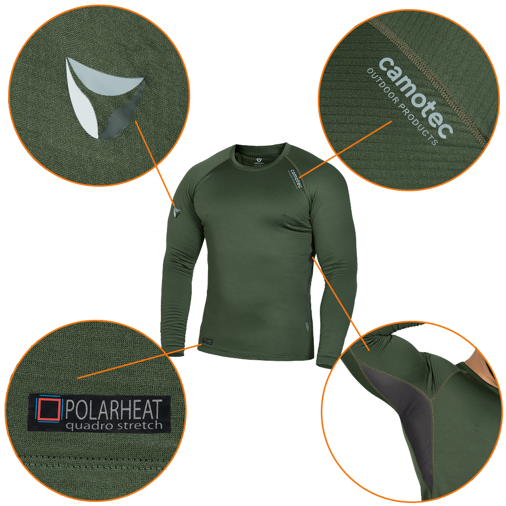 Термобілизна LVL2 Polarheat Quadro Stretch Green